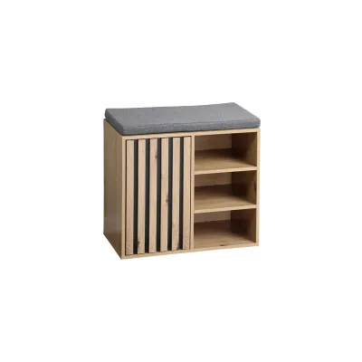 Schuhschrank mit Sitzkissen, FSC