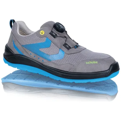 Schütze Sicherheitshalbschuh 5672 ESD S1 Gr. 42 grau/blau