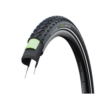 Schwalbe Green Marathon Fahrradreifen 28  20 Zoll Fahrraddecke Fahrradmantel Citybike Trekkingbike Drahtreifen Reflexstreifen Straßenprofil