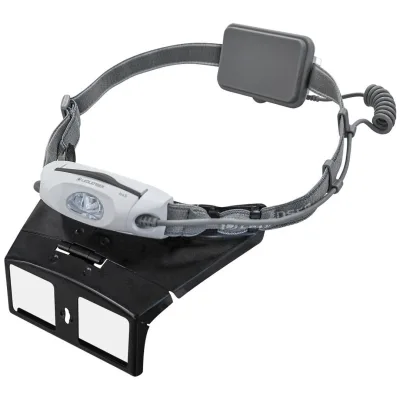 Schweizer Kopfbandlupe BINO LED