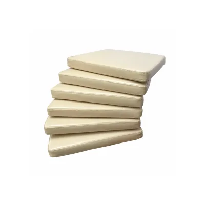 Sedex SEDEX 2x Sitzpolster Larissa Kunstleder Beige für Rattan und Loomstühle