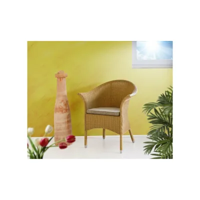 Sedex SEDEX Charlotte Sessel mit Kissen – Loom Natur, Rattangestell
