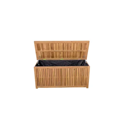 Sedex Sedex FSC® Akazien-Kissentruhe 133 cm – Gartenbox mit Innenplane