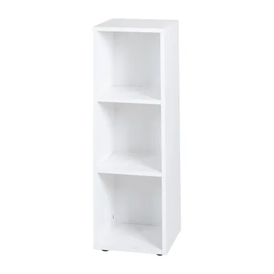 Seitenregal weiß, 2 Einlegeböden, Regal für Baby- & Kinderzimmer