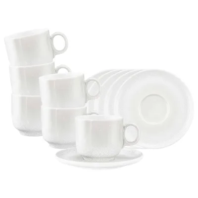 Seltmann Weiden Cappuccinotassen mit Untertassen Sento Home 300 ml 6er Set