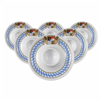 Seltmann Weiden Eierbecher mit Ablage Compact Bayern ø 12,5 cm 6er Set