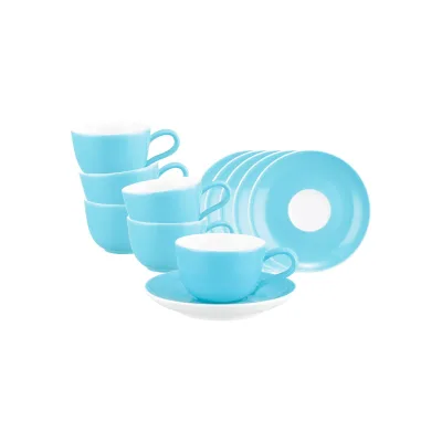 Seltmann Weiden Espressotasse mit Untertasse Liberty Pure Colors 90 ml 6er Set