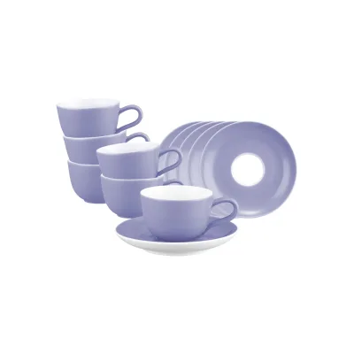 Seltmann Weiden Espressotasse mit Untertasse Liberty Pure Colors 90 ml 6er Set