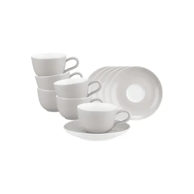 Seltmann Weiden Espressotasse mit Untertasse Liberty Pure Colors 90 ml 6er Set