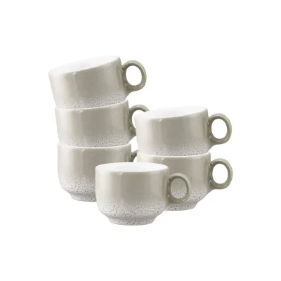Seltmann Weiden Espressotassen mit Henkel Sento Home 80 ml 6er Set