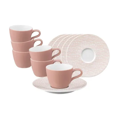 Seltmann Weiden Espressotassen mit Untertassen Life Fashion 90 ml 6er Set