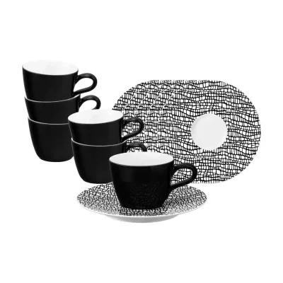 Seltmann Weiden Espressotassen mit Untertassen Life Fashion 90 ml 6er Set