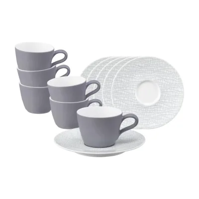 Seltmann Weiden Espressotassen mit Untertassen Life Fashion 90 ml 6er Set