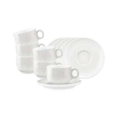 Seltmann Weiden Espressotassen mit Untertassen Sento Home 80 ml 6er Set