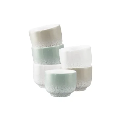 Seltmann Weiden Espressotassen ohne Henkel Sento Home 80 ml 6er Set