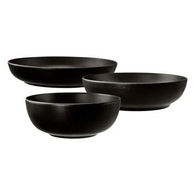 Seltmann Weiden Foodbowl-Set Liberty Velvet Black 3-tlg.