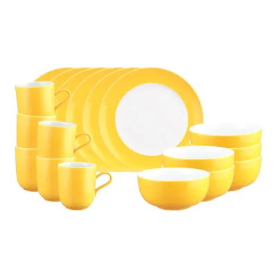Seltmann Weiden Frühstücks-Set Liberty Pure Colors 18-tlg.