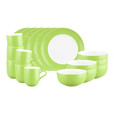 Seltmann Weiden Frühstücks-Set Liberty Pure Colors 18-tlg.