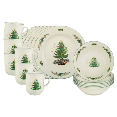 Seltmann Weiden Frühstücks-Set Marieluise Weihnachten 18er Set