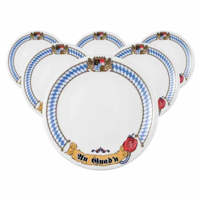 Seltmann Weiden Frühstücksteller Compact Bayern ø 19 cm 6er Set