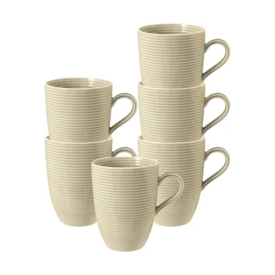 Seltmann Weiden Kaffeebecher Beat Color Glaze 350 ml 6er Set