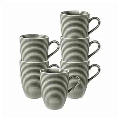 Seltmann Weiden Kaffeebecher Beat Color Glaze 350 ml 6er Set