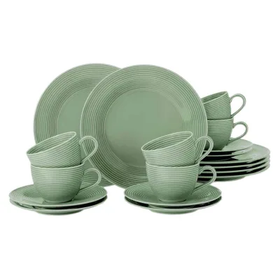 Seltmann Weiden Kaffeeservice Beat Color Glaze 18-tlg.