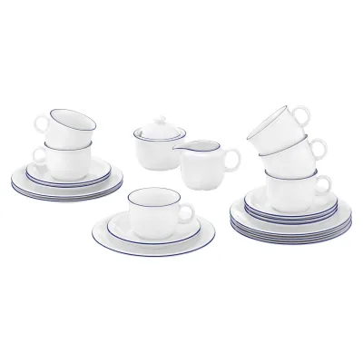 Seltmann Weiden Kaffeeservice Compact Blaurand 20-tlg.