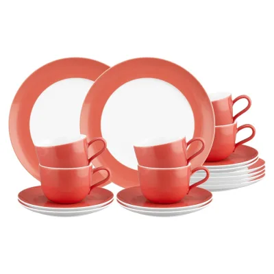 Seltmann Weiden Kaffeeservice Liberty Pure Colors 18-tlg.