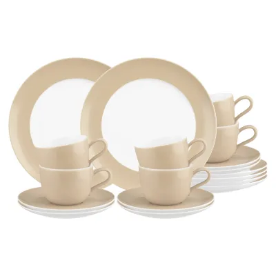 Seltmann Weiden Kaffeeservice Liberty Pure Colors 18-tlg.