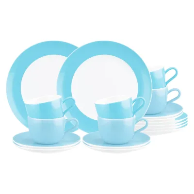 Seltmann Weiden Kaffeeservice Liberty Pure Colors 18-tlg.