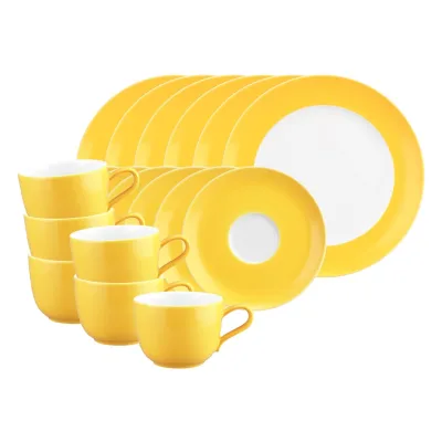 Seltmann Weiden Kaffeeservice Liberty Pure Colors 18-tlg.