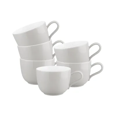 Seltmann Weiden Kaffeetassen Liberty Pure Colors 260 ml 6er Set