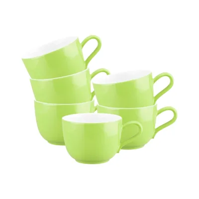 Seltmann Weiden Kaffeetassen Liberty Pure Colors 260 ml 6er Set