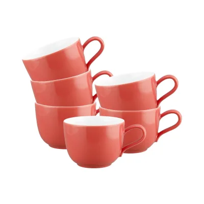 Seltmann Weiden Kaffeetassen Liberty Pure Colors 260 ml 6er Set