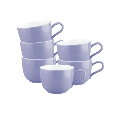 Seltmann Weiden Kaffeetassen Liberty Pure Colors 260 ml 6er Set