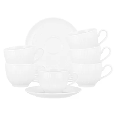 Seltmann Weiden Kaffeetassen mit Untertassen Amina 250 ml 6er Set