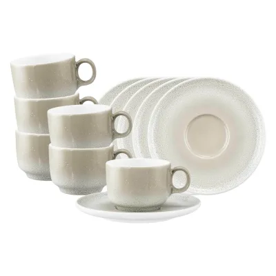 Seltmann Weiden Kaffeetassen mit Untertassen Sento Home 210 ml 6er Set
