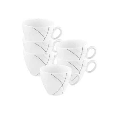 Seltmann Weiden Kaffeetassen Trio Highline 0,23 l 6er Set