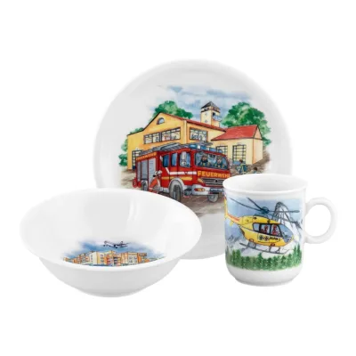 Seltmann Weiden Kindergeschirr Set Compact Blaulicht 3-tlg.