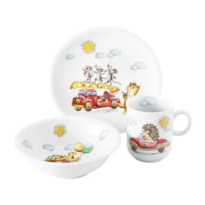 Seltmann Weiden Kindergeschirr Set Compact Flinke Flitzer 3-tlg.