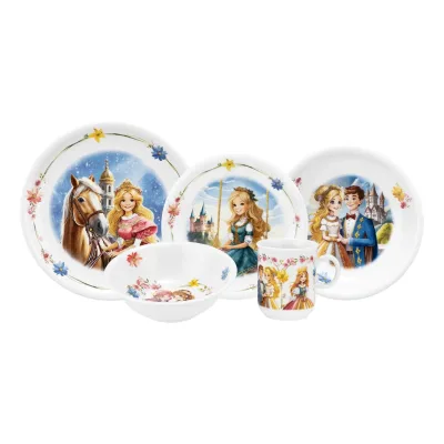 Seltmann Weiden Kindergeschirr Set Compact Prinzessin 5-tlg.
