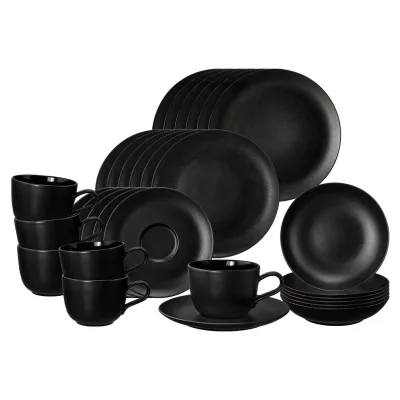 Seltmann Weiden Kombiservice Liberty Velvet Black 30-tlg.