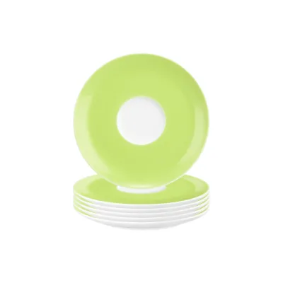 Seltmann Weiden Kombiuntertassen Liberty Pure Colors ø 16 cm 6er Set