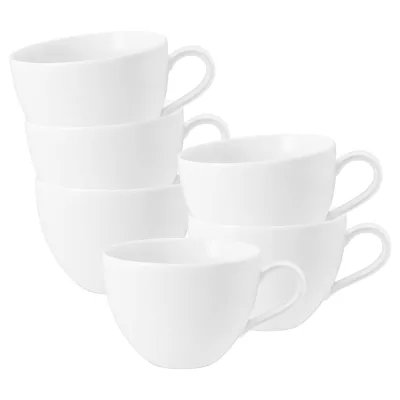 Seltmann Weiden Milchkaffeetassen Beat Color Glaze 0,35 l 6er Set