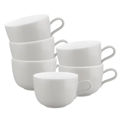 Seltmann Weiden Milchkaffeetassen Liberty Pure Colors 380 ml 6er Set
