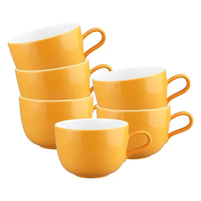 Seltmann Weiden Milchkaffeetassen Liberty Pure Colors 380 ml 6er Set