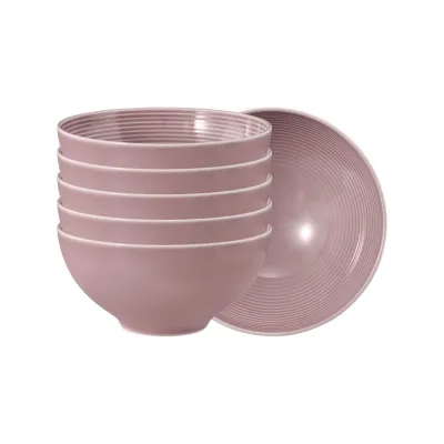 Seltmann Weiden Müslischalen Beat Color Glaze ø 15,7 cm 6er Set