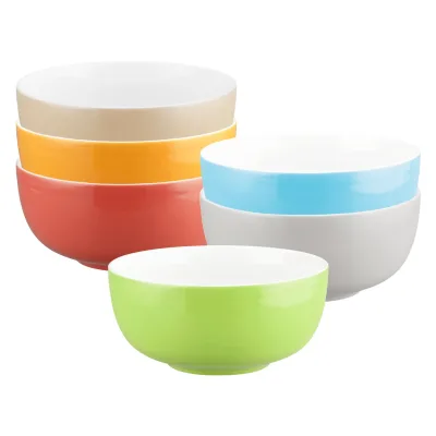Seltmann Weiden Müslischalen Liberty Pure Colors ø 15 cm 6er Set