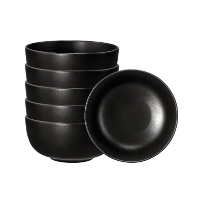 Seltmann Weiden Müslischalen Liberty Velvet Black ø 15 cm 6er Set